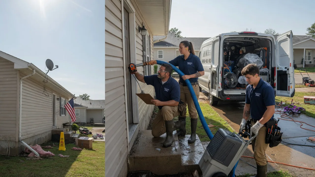 Ceiling Water Damage Restoration in Hinton, WV near me